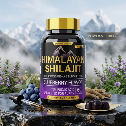 BSYS Himalayan Shilajit Gummies – 60 Count