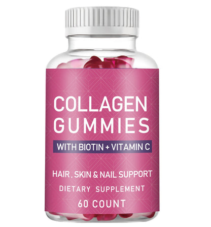 Premium Collagen Gummies with Biotin & Vitamin C
